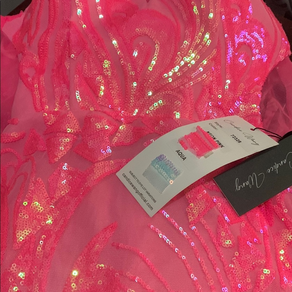 Vibrant Pink Sequin Dress